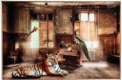 PTMD Melani Glass schilderij verlaten huis Discount