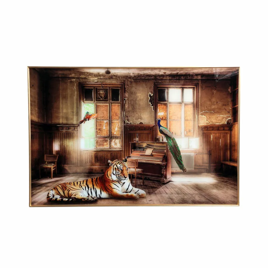 PTMD Melani Glass schilderij verlaten huis Discount