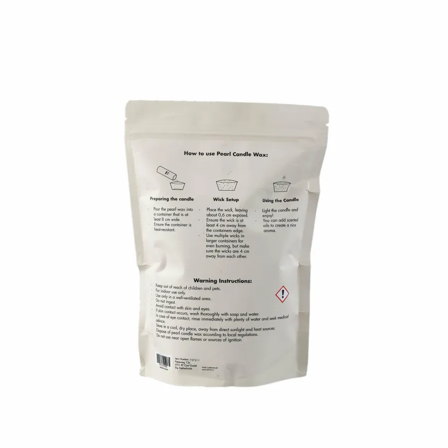 PTMD Pearl Candle Wax 500 gram beige + Candle Wax wick box Hot