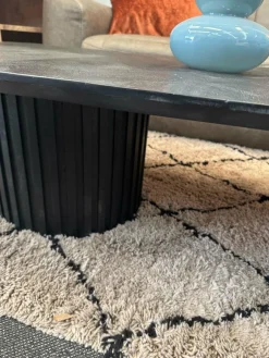 PTMD Salontafel Fieron Acacia zwart - Showroommodel Clearance