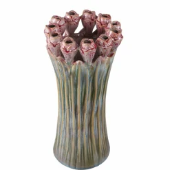 PTMD Vaas Tulips Mint Green ceramic tulip shaped S New