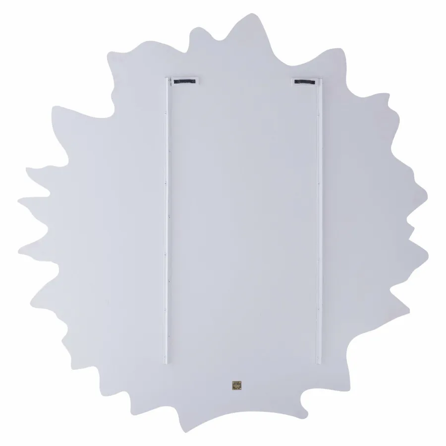 PTMD Wandornament Ceanna Crème MDF Wavy rond L