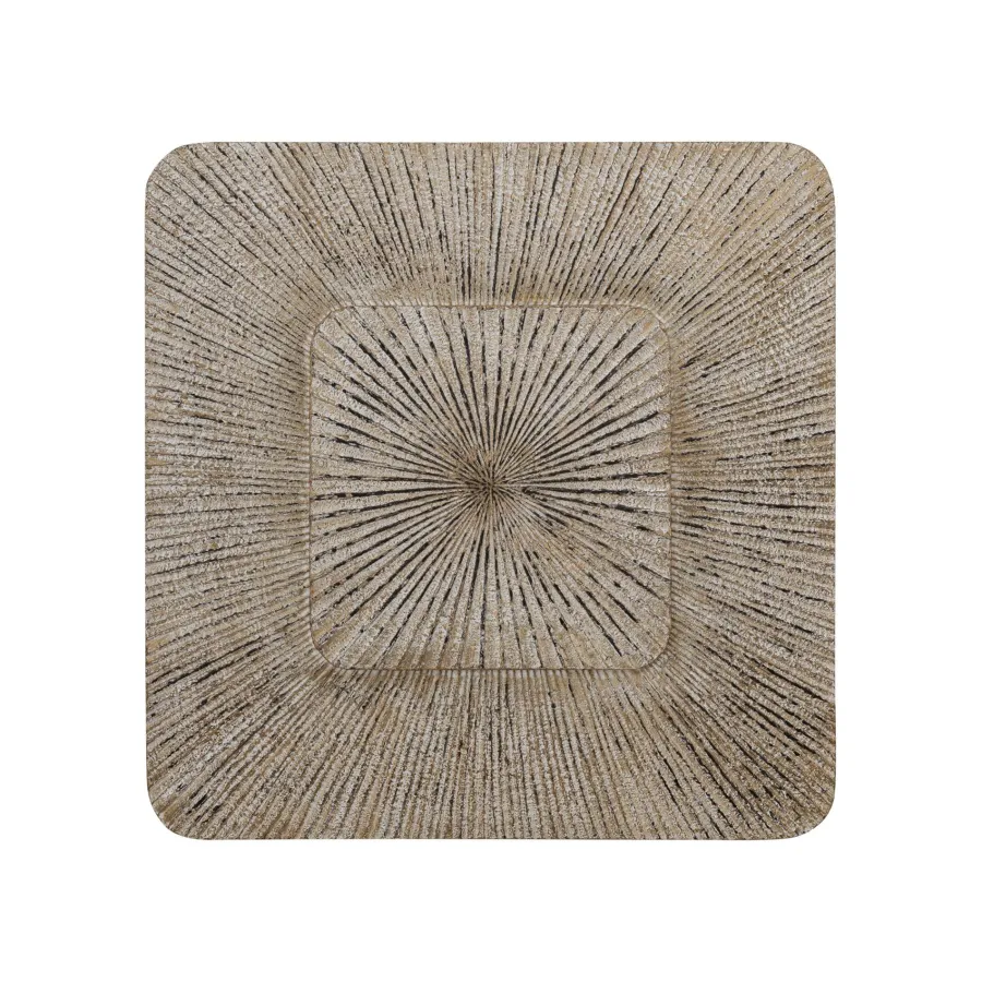 PTMD Wandornament Dishita Crème vierkant mdf S Online