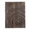 PTMD Wandornament Mattin Bruin mangohout rechthoekig met cirkels Sale