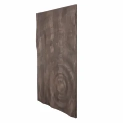PTMD Wandornament Mattin Bruin mangohout rechthoekig met cirkels Sale