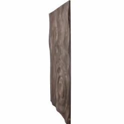 PTMD Wandornament Mattin Bruin mangohout rechthoekig met cirkels Sale