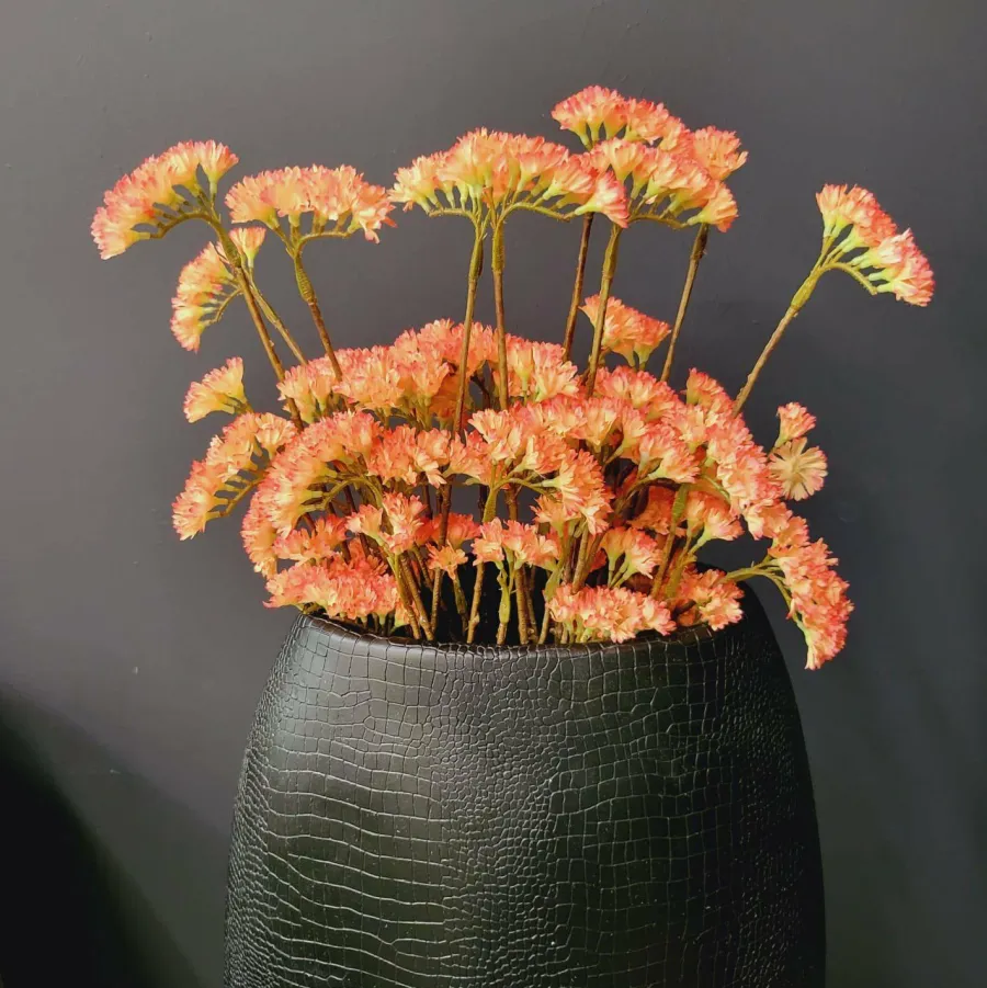 Pure Kunsttak Limonium 70 cm Oranje Sale