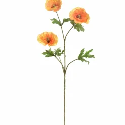 Pure Kunsttak Papaver X3 72 cm geel oranje Sale