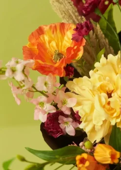 Pure Kunsttak Papaver X3 72 cm geel oranje Sale