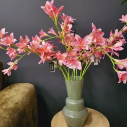 Pure Kunsttak zwaardlelie roze 95 cm Outlet