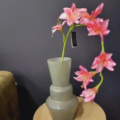 Pure Kunsttak zwaardlelie roze 95 cm Outlet