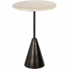 Richmond Interiors Avalon bijzettafel rond brons New