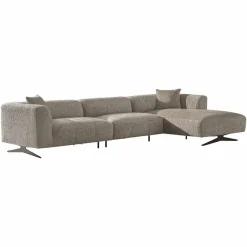 Richmond Interiors Bank Hoxton 3-zits + lounge rechts Be Lovely 170 Beige Clearance