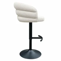 Richmond Interiors Bar/counter stoel draaibaar Nikkie Niagara 902 beige Chenille New