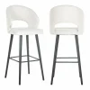 Richmond Interiors Barstoel Savoy white bouclé (Copenhagen 900 Bouclé White)