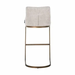 Richmond Interiors Barstoel Bolton natural renagade met geborsteld goud Hot