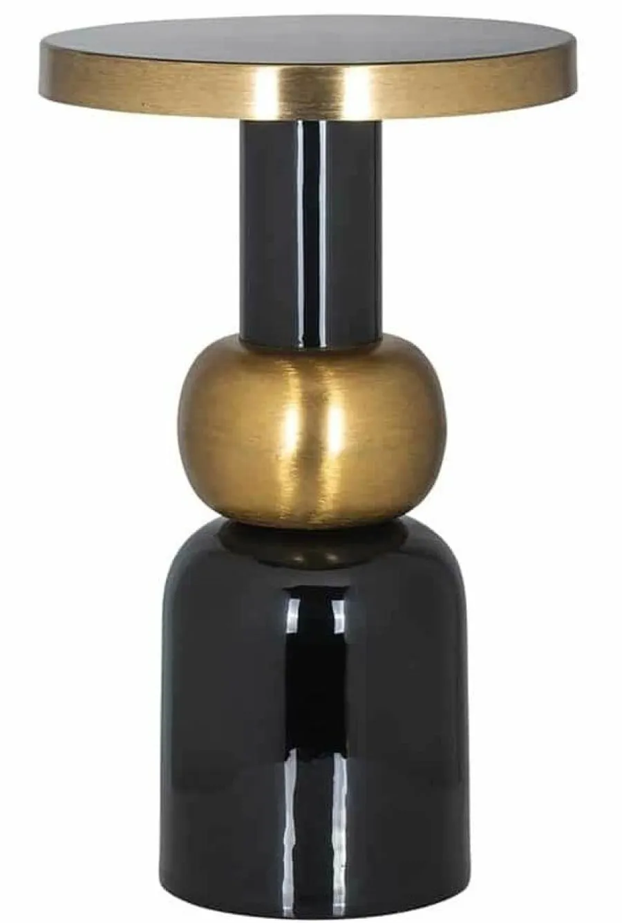 Richmond Interiors Bijzettafel Mose 41Ø (Black) Outlet