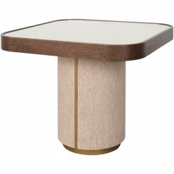 Richmond Interiors Bijzettafel Willox brown including glass Sale