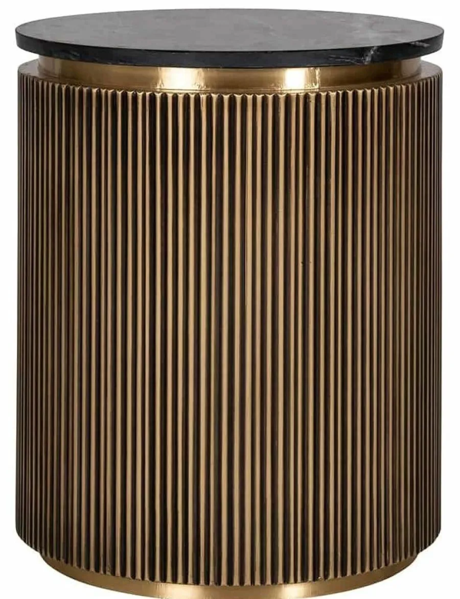 Richmond Interiors Bijzettafel Ironville 50Ø (Gold) Clearance