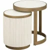 Richmond Interiors Bijzettafel Tivoli set van 2 Wit Discount