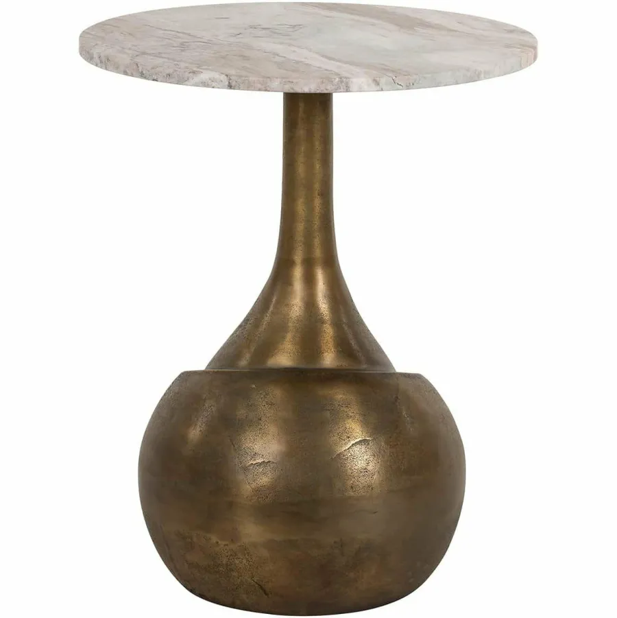 Richmond Interiors Bijzettafel Sia geborsteld Goud
