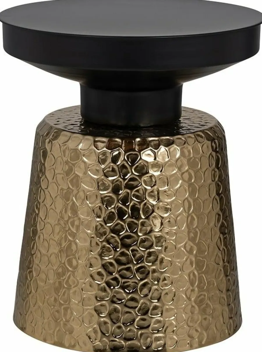 Richmond Interiors Bijzettafel Freddie (Black/gold) Discount