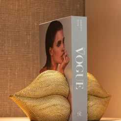 Richmond Interiors Boekenstandaard Kiss goud New