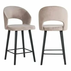 Richmond Interiors Counterstoel Savoy khaki velvet (Quartz Khaki 903) Outlet