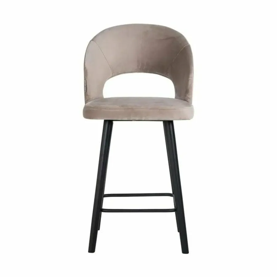 Richmond Interiors Counterstoel Savoy khaki velvet (Quartz Khaki 903) Outlet