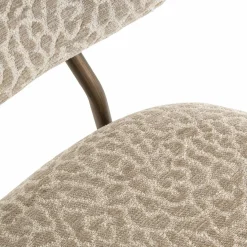 Richmond Interiors Counterstoel Xenia beige leopard fire retardant (Set of 2) Hot