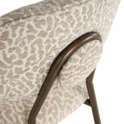 Richmond Interiors Counterstoel Xenia beige leopard fire retardant (Set of 2) Hot