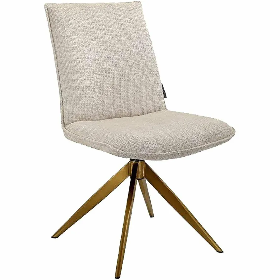 Richmond Interiors Draaistoel Dakota Niagara 902 beige chenille New