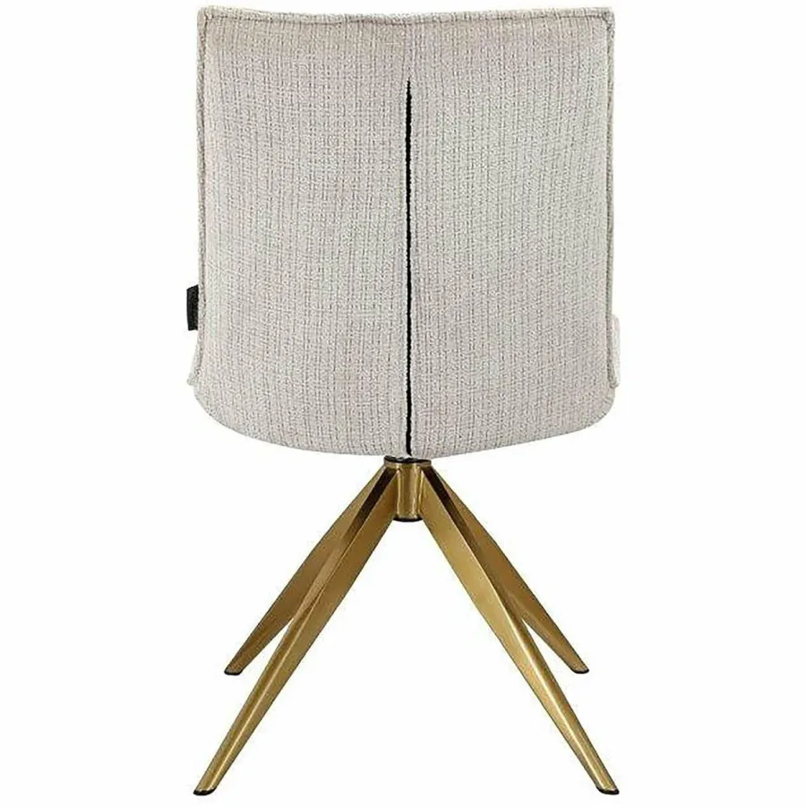 Richmond Interiors Draaistoel Dakota Niagara 902 beige chenille New