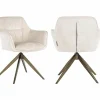 Richmond Interiors Draaistoel Aline white chenille New