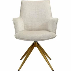 Richmond Interiors Draaistoel met arm Dakota Niagara 902 beige chenille Online