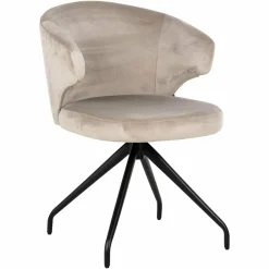 Richmond Interiors Draaistoel Milly khaki velvet Fusion cream 02 Discount