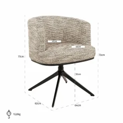 Richmond Interiors Draaistoel Cheyenne Be Trendy 01 Nature Sale