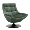 Richmond Interiors Draaifauteuil Richelle Jade Velvet (Genova 504 Jade)