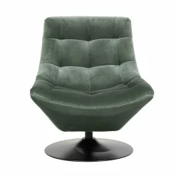 Richmond Interiors Draaifauteuil Richelle Jade Velvet (Genova 504 Jade)