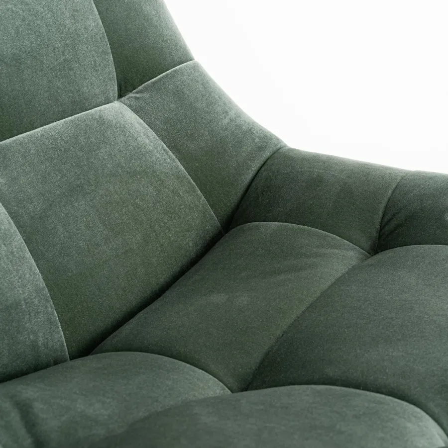 Richmond Interiors Draaifauteuil Richelle Jade Velvet (Genova 504 Jade)