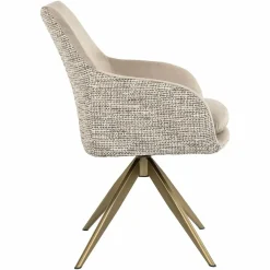 Richmond Interiors Draaifauteuil Lisonne be trendy nature / khaki velvet Hot