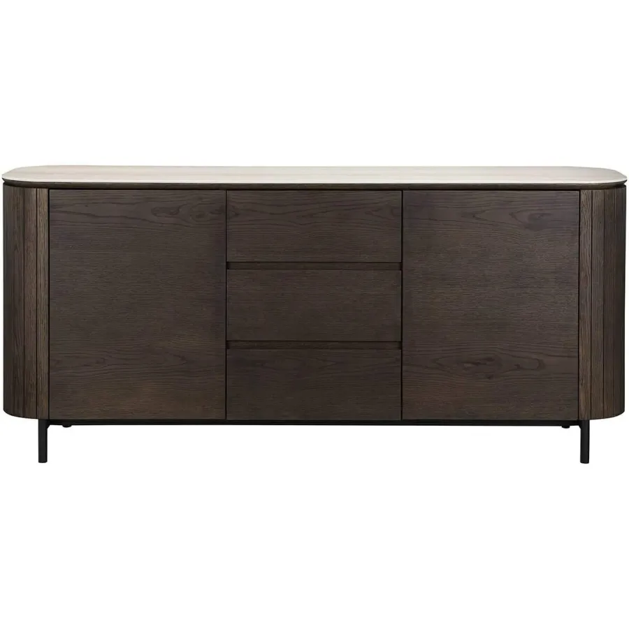 Richmond Interiors Dressoir Ritz 2-deurs 3-laden Bruin