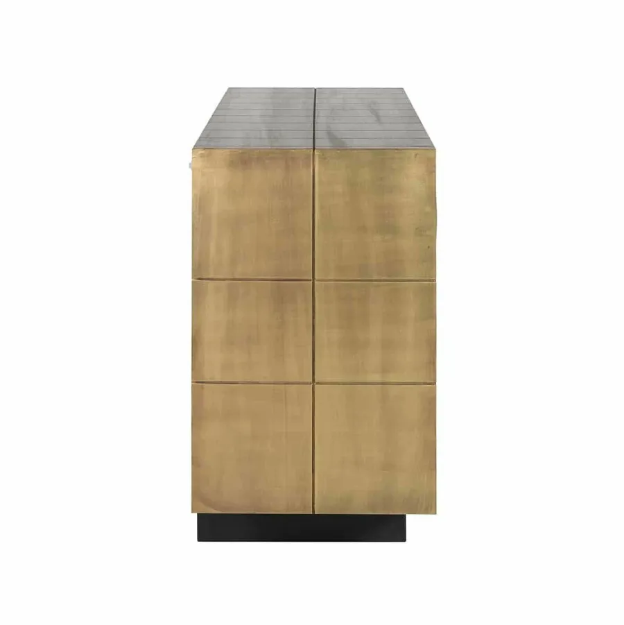 Richmond Interiors Dressoir Collada 3-deuren goud Best