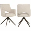 Richmond Interiors Eetkamerstoel Ginerva biscotti swivel Outlet