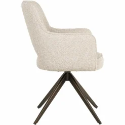 Richmond Interiors Eetkamerstoel Ginerva biscotti swivel Outlet