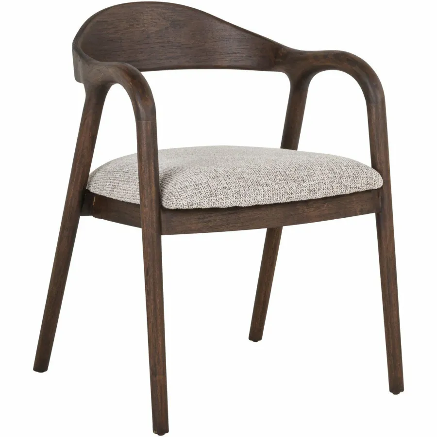 Richmond Interiors Eetkamerstoel Mihara mocca fancy Outlet