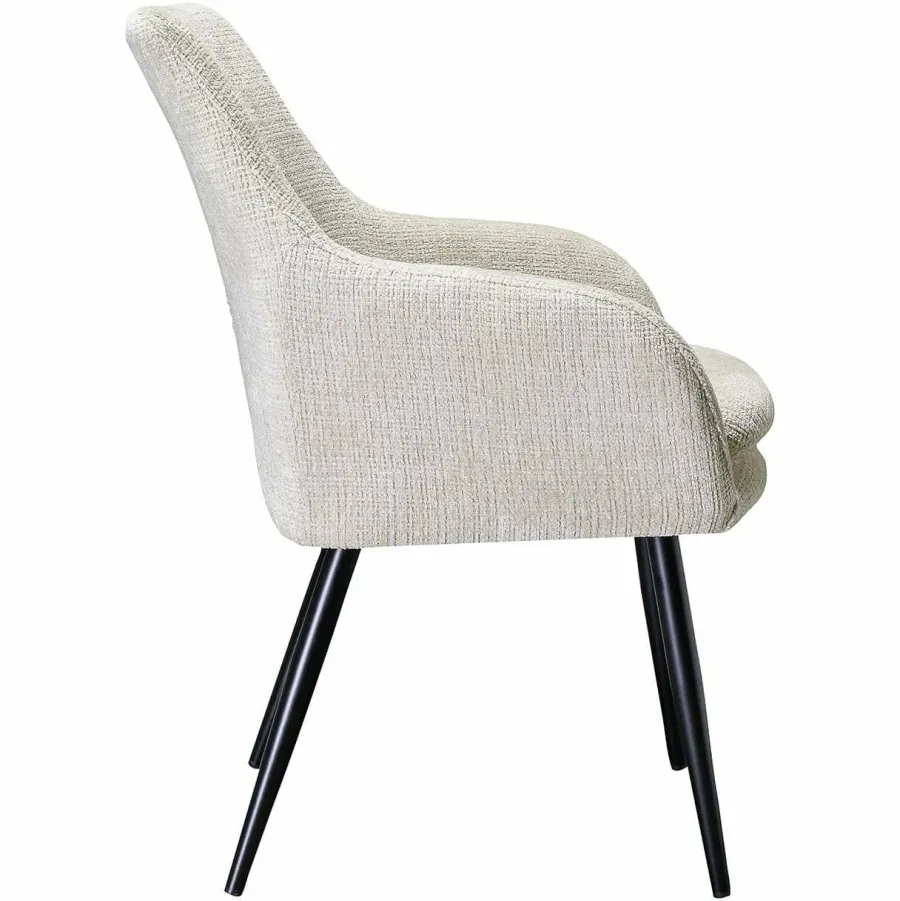 Richmond Interiors Eetkamerstoel Chrissy chenille Niagara 902 beige Sale