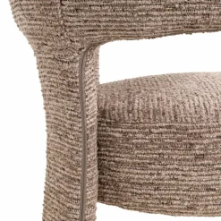 Richmond Interiors Eetkamerstoel Nerio mocca linear Best