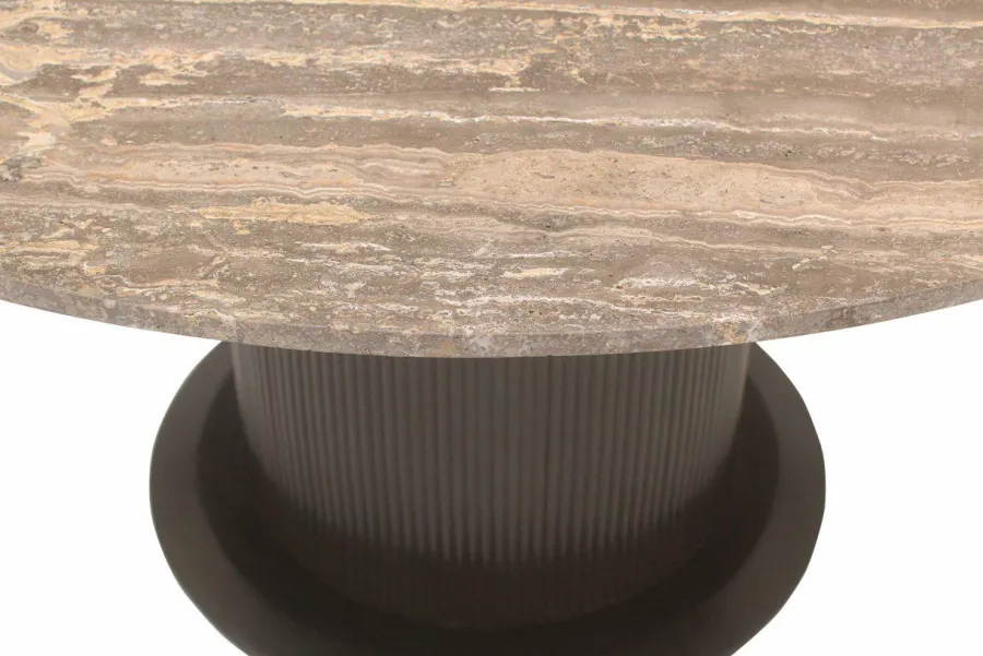 Richmond Interiors Eettafel Russo brown 140Ø Online