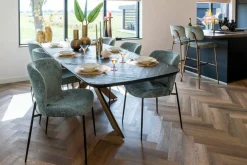 Richmond Interiors Eettafel Hayley 280 (Dark coffee) Outlet